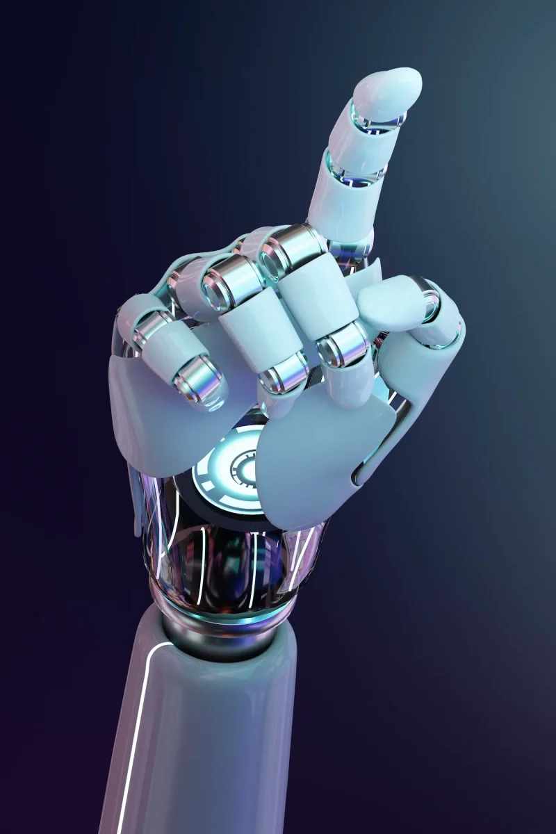 savoiria-intelligence-artificielle-cyborg-hand-finger-pointing-technology-of-artific-2023-11-27-05-14-27-utc